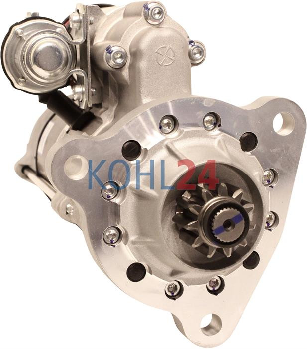 Anlasser Scania DC16 Schnell BHKW Biogasanlage Mitsubishi M009T83771 M009T83771AM M9T83771 M9T83771AM Prestolite M105R3527AM M105R3527SE 24 Volt 7,5 KW Original Prestolite